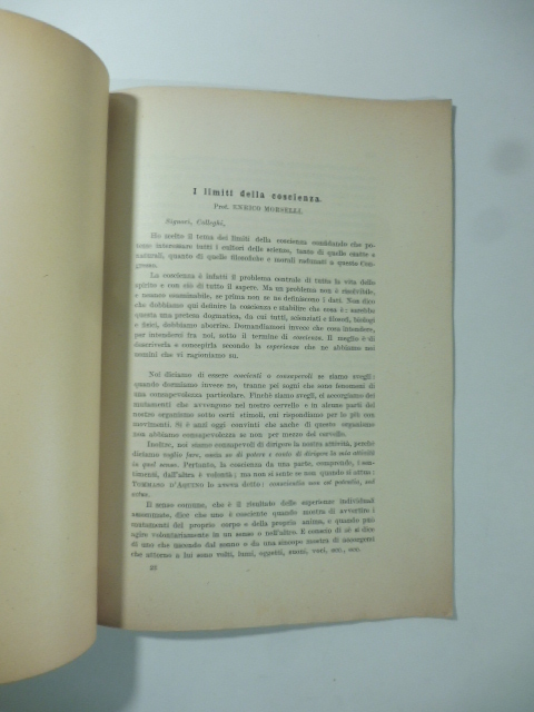 I limiti della coscienza